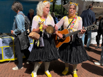 Het theaterduo Barbara Jelijs
