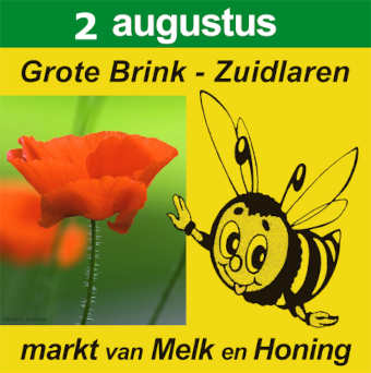 Marktbord langs de weg   (klik voor vergroting)